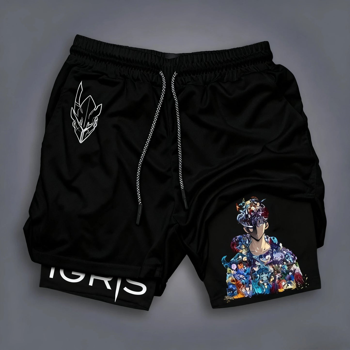 Solo Level Anime Gym Shorts Men Women Streetwear Casual Fitness Joggers Sport Pants Graphic Print Summer Fashion Quick-dry Pants