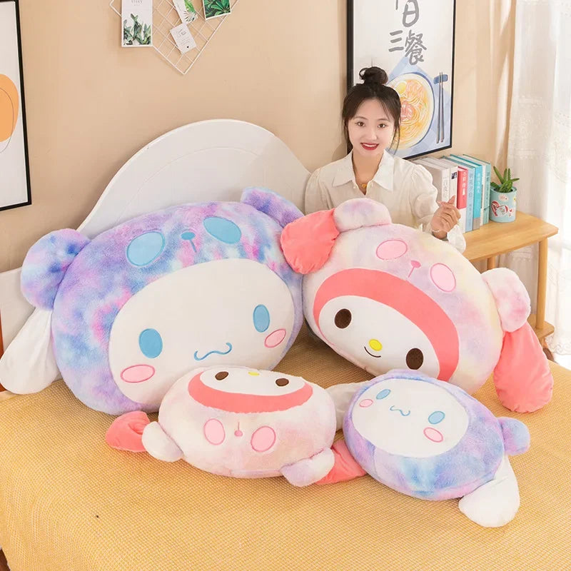 New Sanrio Plush Kuromi Plush Toys Kawaii Cute Cartoon Plush Toys Lovely Anime Pillow Stuffed Doll Kids Girl Toy Birthday Gift