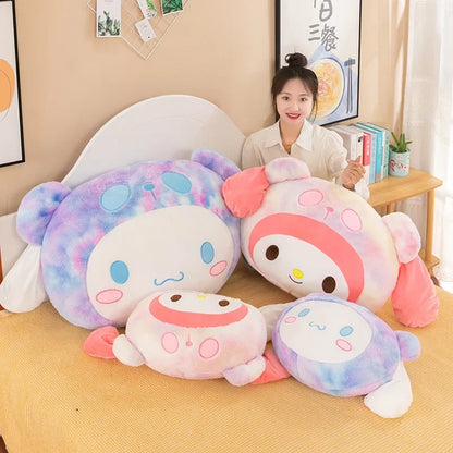 New Sanrio Plush Kuromi Plush Toys Kawaii Cute Cartoon Plush Toys Lovely Anime Pillow Stuffed Doll Kids Girl Toy Birthday Gift