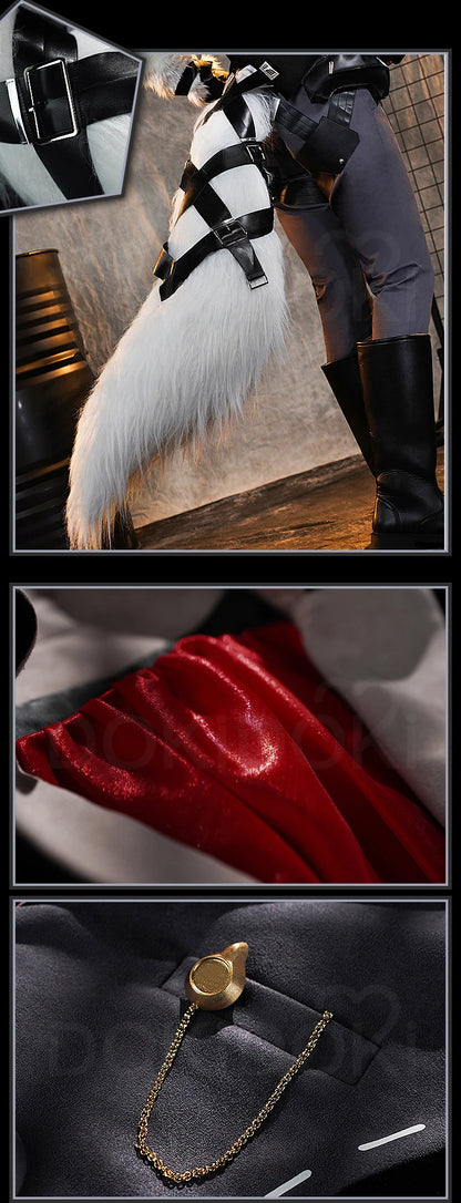 Von Lycaon Cosplay Costume Game Zenless Zone Zero【S-3XL】DokiDoki-R ZZZ Von Lycaon Ears Tail Halloween Plus Size