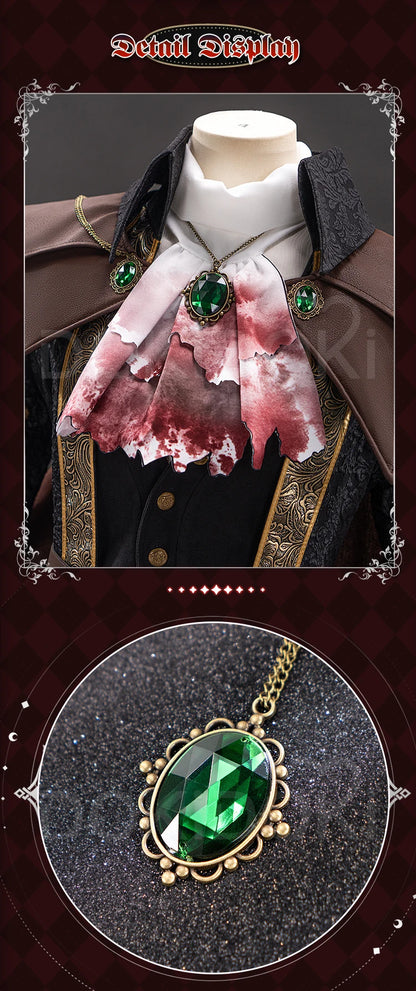 IN STOCK Lady Maria Cosplay Costume Game Bloodborne【S-2XL】DokiDoki-R Women Halloween Costume Hat Plus Size