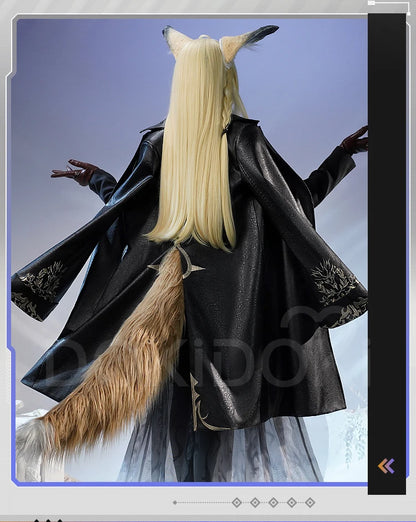 IN STOCK Vulpisfoglia Cosplay Costume Game Arknights DokiDoki-SR Vulpisfoglia Ears Tail Women Halloween Costume