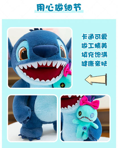35/50/65cm Big Size Disney Stitch Plush Toy Doll Anime Lilo & Stitch Cartoon Stuffed Doll Children's Comforting Pillow Kids Gift