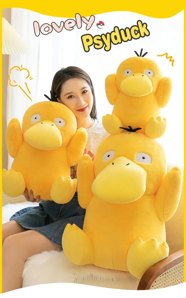 45/60/80cm Pokemon Plush Doll Psyduck コダックRabbit Plush Pokémon Plushie Animal Stuffed Toys Kawaii Soft Pillow Gift for Children