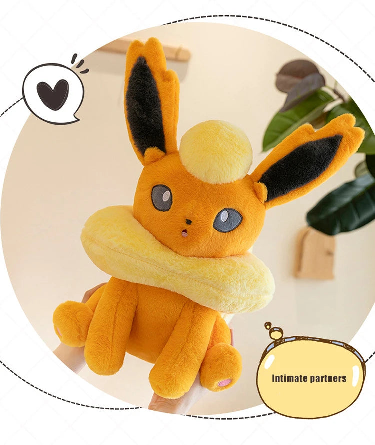 45/80cm Flareon Pokemon Plush Toys Large Anime Doll Cute Pillow Cartoon Giant Pokémon Plushie Stuffed Gift for Kids Christmas