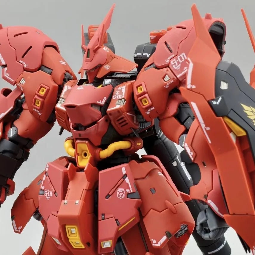 SIHAI Model SAZABI RG 1/144 MSN-04 Electroplate Version Assembly Model Kit Toys Action Figures Robot Plastic Model Kits Gift