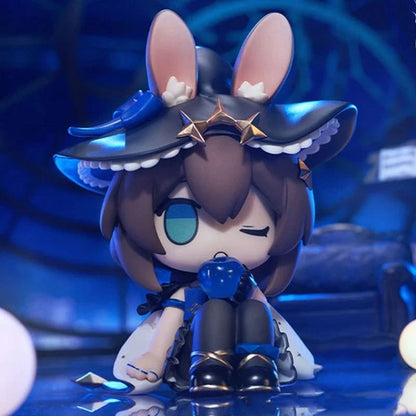 Arknights  Amiya Cute Q Version Doll Beautiful Girl Model Figurine Creative Statue  Holiday Gifts Desktop Ornament 12cm Toy