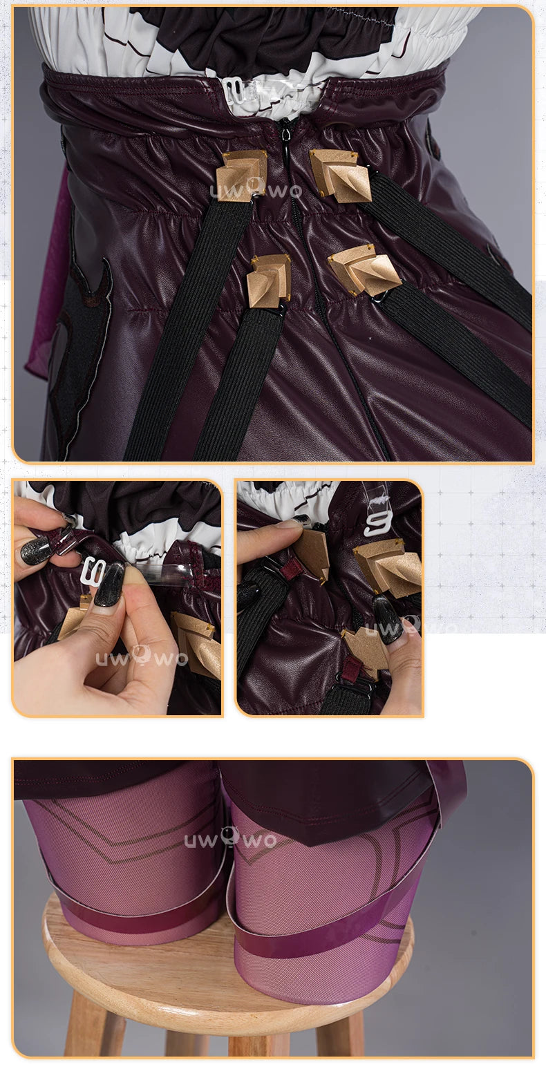IN STOCK  UWOWO Cosplay Kafka Honkai: Star Rail Kafka Cosplay Costume スターレイル Honkai Impact Cosplay Role Play Outfit