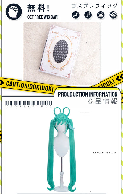 IN STOCK MIKUU Rabbit Hole Wig Cosplay DokiDoki Women Cute 100cm Hair Symphony 2025 Magical Miral Nightcord at 25 Free Wig Cap