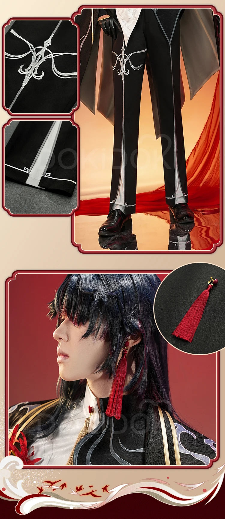 IN STOCK Jing Yuan Blade Doujin Cosplay Game Honkai: Star Rail DokiDoki-SR Men Antiquity Halloween Costume Jingyuan HSR