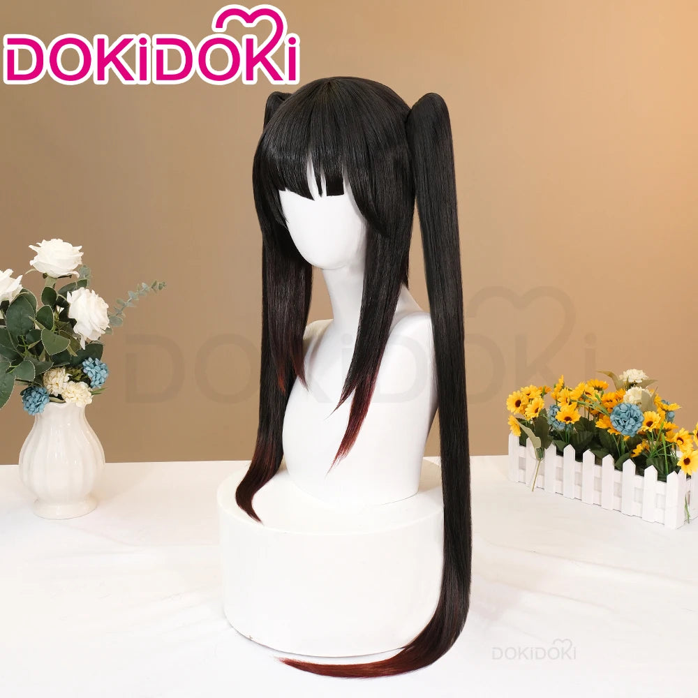 IN STOCK Tokisaki Kurumi Wig Anime Date A Live Cosplay Wig DokiDoki Women Cute 100cm Long Hair Tokisaki Kurumi Cosplay Free Cap