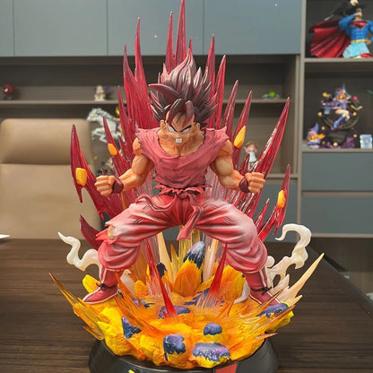 38cm Dragon Ball Z Kaiouken Goku PVC Action Figure Anime Model Toy Gift