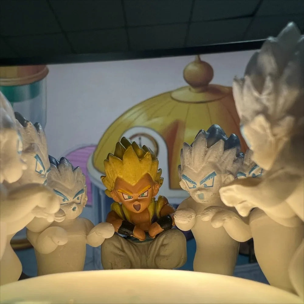 5cm Anime Dragon Ball Z Figure Gotenks Ghost set Action Figures PVC Statue Collection Model Toys Gifts