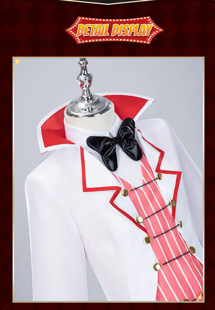 IN STOCK Alastor Lucifer Charlie Adam Cosplay Costume Anime DokiDoki-N【XS-3XL】 Halloween Costume Lucifer Cosplay Plus Size