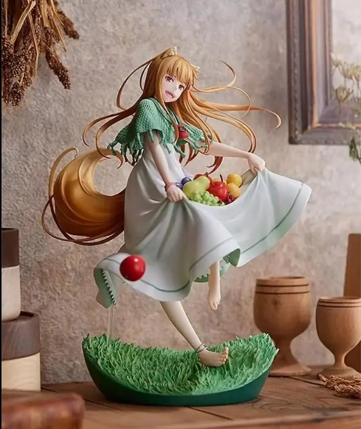 Spice And Wolf Holo The Wise Wolf 7th Generation Figure Fragrant Fruit Theme Collectible Model Doll Decorative Ornament Statue