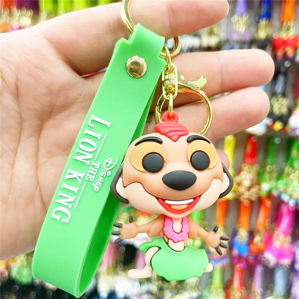 New Kawaii Anime Disney Keychain Toy Story Personalized Variety of Cartoon Doll Keyring Key Chain Car Pendant Kids Toys Gifts