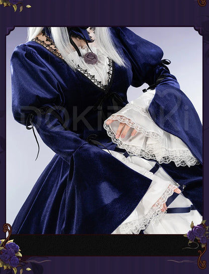 Suiginto Cosplay Costume Anime Rozen Maiden DokiDoki-SR  Suigintou Women Mercury Lampe Lolita Gothic Halloween Dress Suiginto