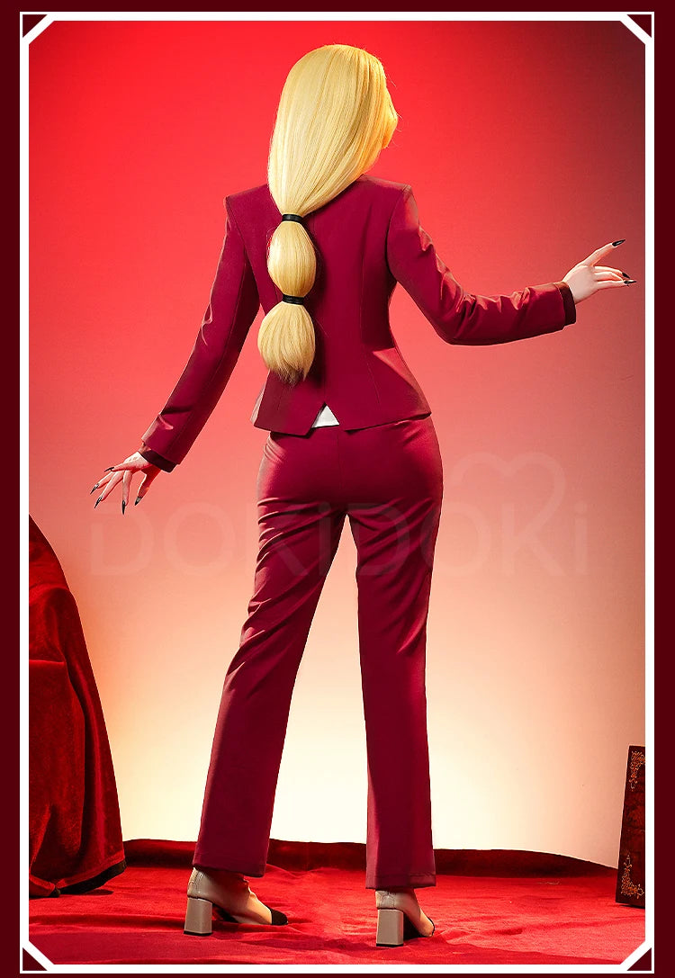 Charlie Morningstar Cosplay Costume Anime【S-3XL】DokiDoki-SR Red Uniform Charlie Morningstar Costume Plus SIze