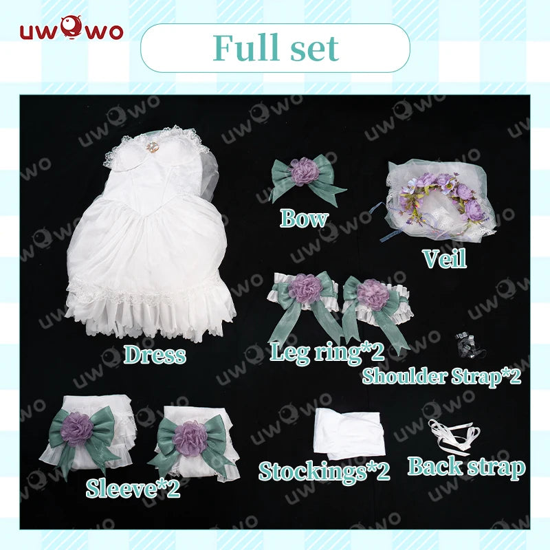 PRE SALE UWOWO Chii Cosplay Anime Chii Wedding Dress Cosplay Costume White Dress Halloween Costume