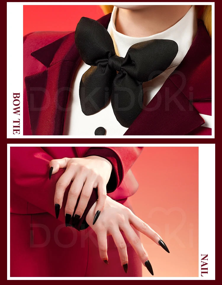 Charlie Morningstar Cosplay Costume Anime【S-3XL】DokiDoki-SR Red Uniform Charlie Morningstar Costume Plus SIze