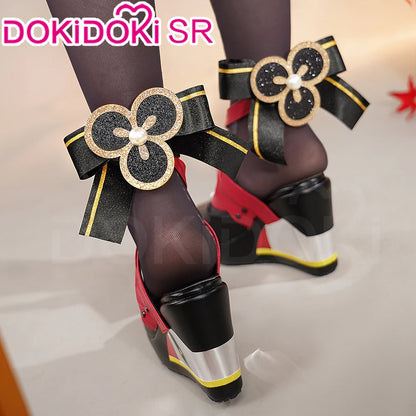 IN STOCK Chiori Kazuha Zhongli Kaeya Ningguang Furina Shoes Cosplay Game Genshin Impact Cosplay DokiDoki-SR Women Cosplay Shoes