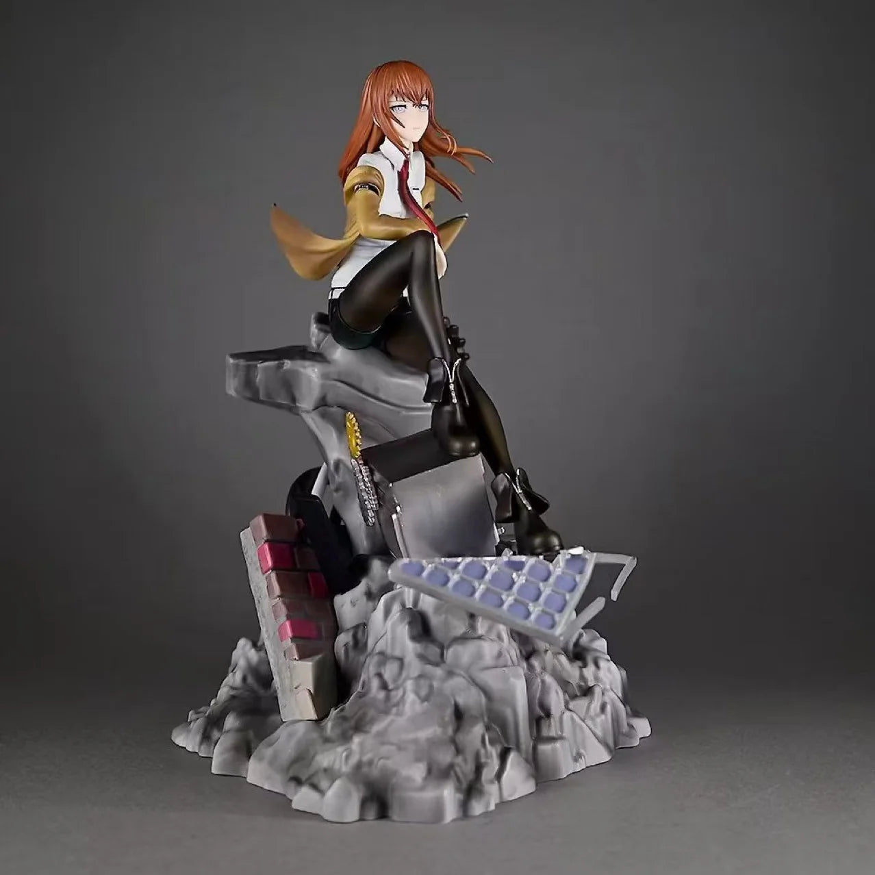 Makise Kurisu Anime Figure Beauty Model Fate Stone Gate Game Collect Gifts Desktop Decorations Fan Gifts 25.5cm ornament