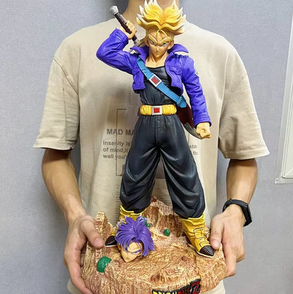 2025 48cm Dragon Ball Z Anime Figurine Trunks Figure Super Saiyan Trunks Pvc Model Statue Doll Collection Decoration Toys Gifts
