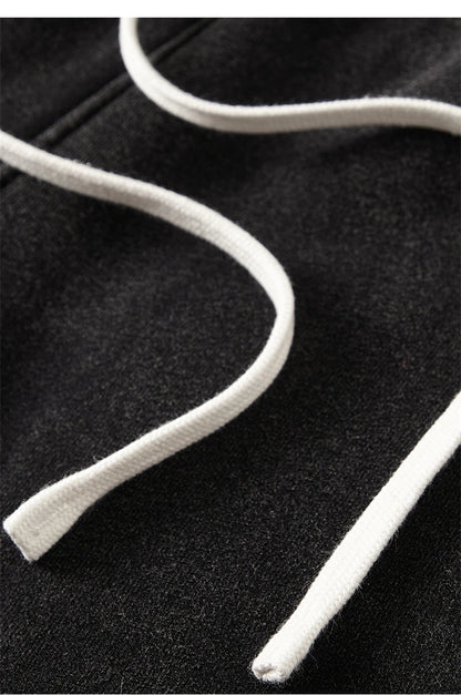 ZODF Vintage Men 360gsm Thick Fleece Sweatpants Women Unisex Loose Washed Distressed Warm Joggers Pants For Winter HY0749