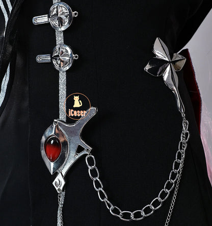 Honkai Star Rail Evernight March 7th Cosplay Costume Wig Dress Headwear Mysterious Foreign Guest Halloween Party for Women Girls