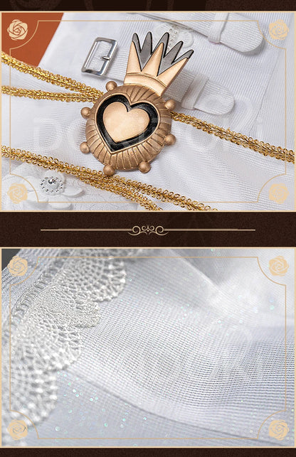 Tomoee Mamii Cosplay Costume Anime Cosplay DokiDoki-R Women Cute Dress Costume Tomoee Mamii Cosplay Crown