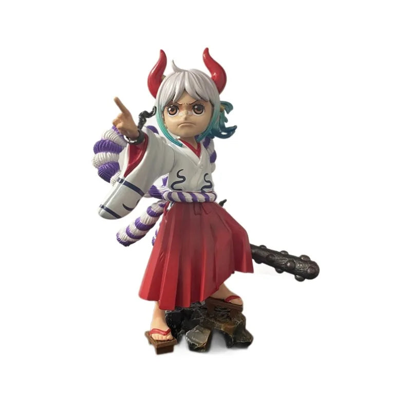 17cm One Piece Wano Country Childhood Yamato Figure PVC Anime Statue Beautiful Girl Model Desk Decor Collection Gift Xmas Gift