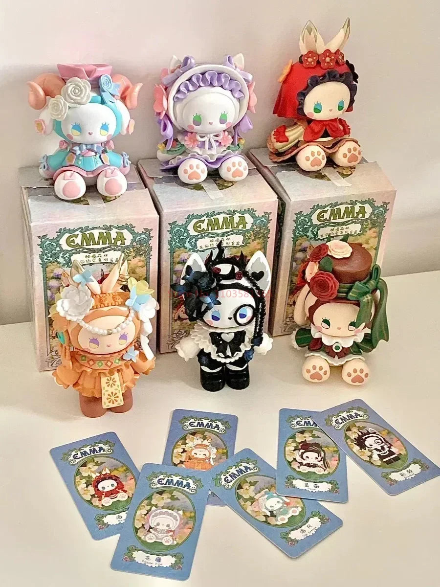 Emma Secret Forest Garden Dating Series Blind Box Toys Kawaii Anime Figure Mystery Box Model Toys Ornament Girls Surprise Gift