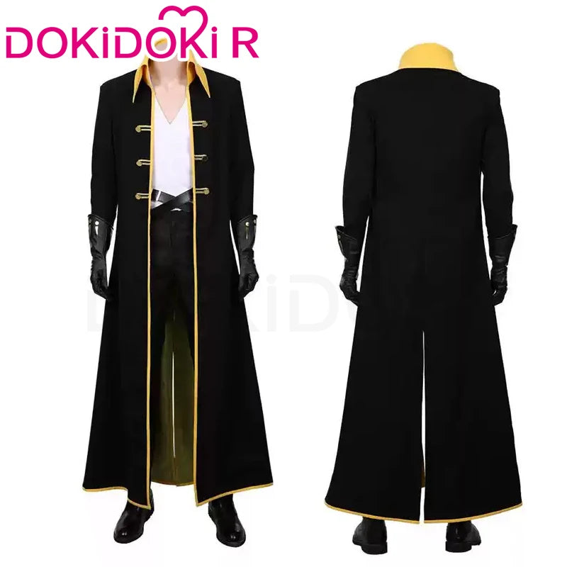 Alucard Cosplay Costume Game Castlevania Cosplay【S-2XL】DokiDoki-R Black Suit Men Cosplay Christmas Alucard Cosplay Plus Size