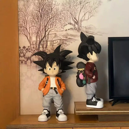 Dragon Ball Anime Figurine 80CM Action Figure Large Garage Kit Cartoon Wukong GK Resin Model Children's Toys Collection Gift