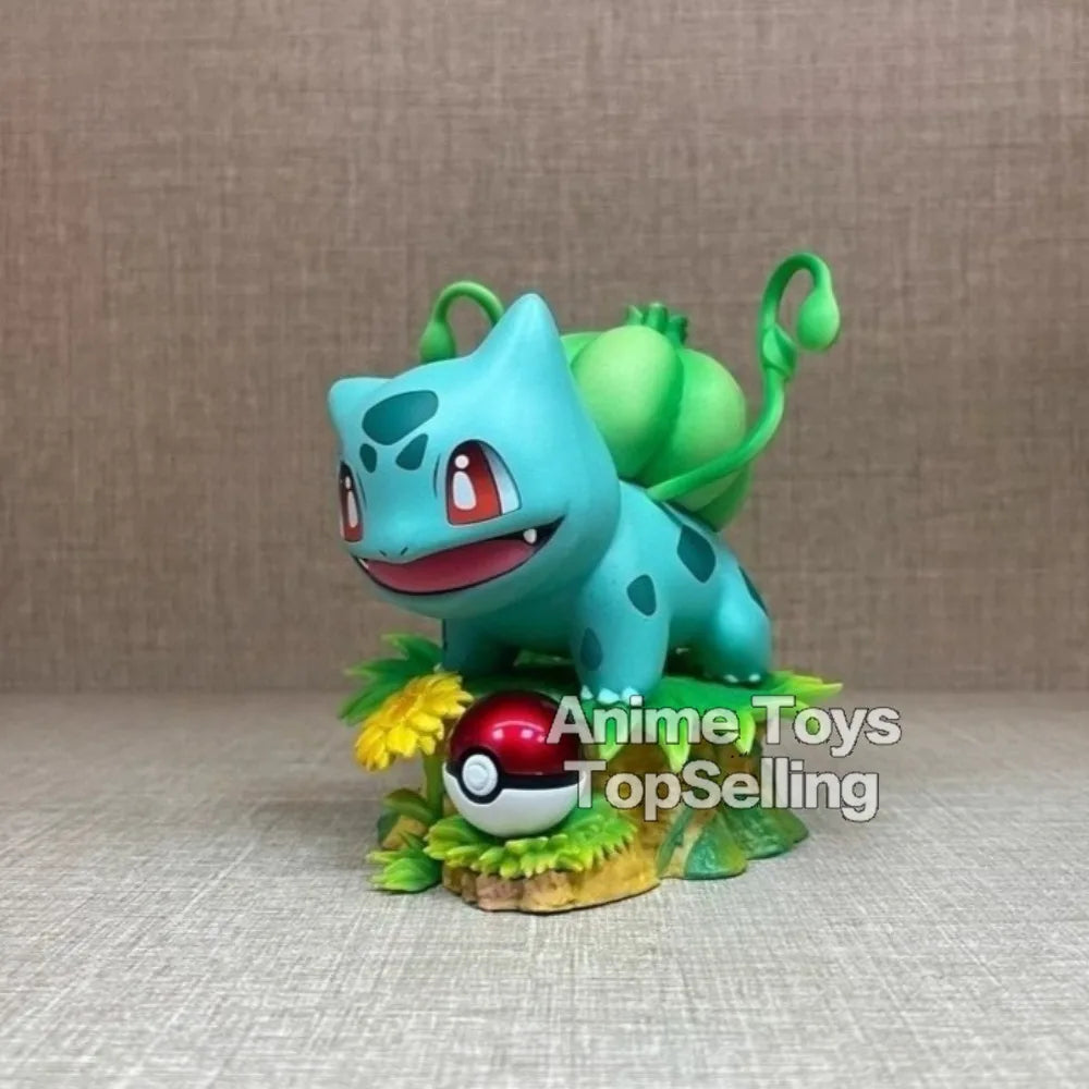 10cm/3.94in Anime Pokemon Figure Bulbasaur Action Figures Pvc Collection Model Toys for Children Gifts