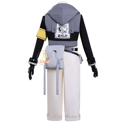 Anime Gachiakuta Rudo Surebrec Cosplay Costume Wig Uniform Jacket Gloves Bag Akuta Cleaners Halloween Party for Women Men iCoser