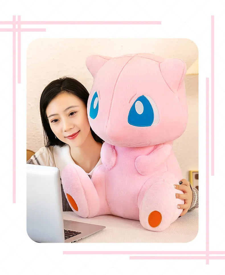 Pokemon Plush Pikachu Mew Mewtwo Doll Squirtle Tyranitar Toy Pillow Cushion Groudon Sylveon Gift For Children