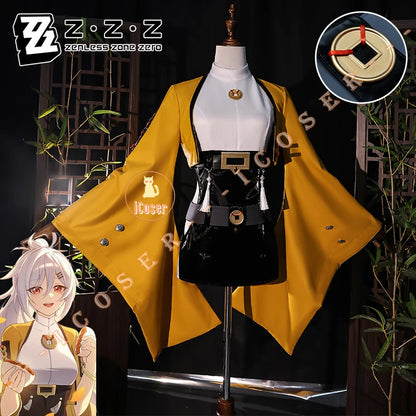 Zenless Zone Zero Yijiang Cosplay Costume Uniform Yixuan Sister Headwear Yunkui Summit Outfit Halloween Party Women Girls Props