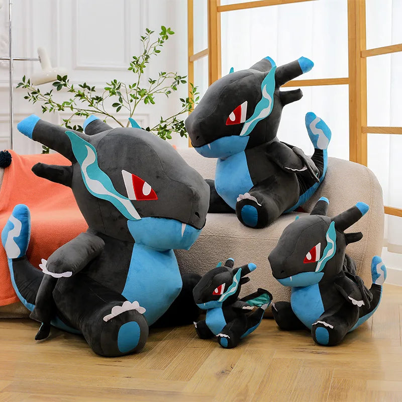 Pokemon Z-A Plush Pikachu Mega Charizard X Doll Charmander Charmeleon Toy Venusaur Bulbasaur Ivysaur