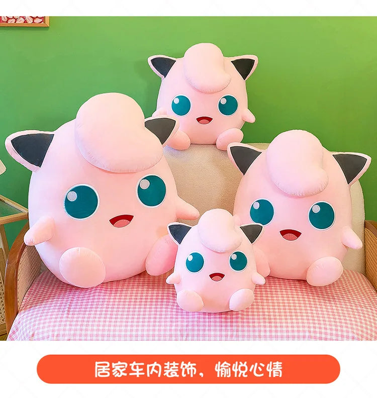 30/40/50CM Big Size Pokemon Jigglypuff Plush Kawaii Cartoon Anime Plushies Pillow Soft Doll Stuffed Plushies Children's Gifts