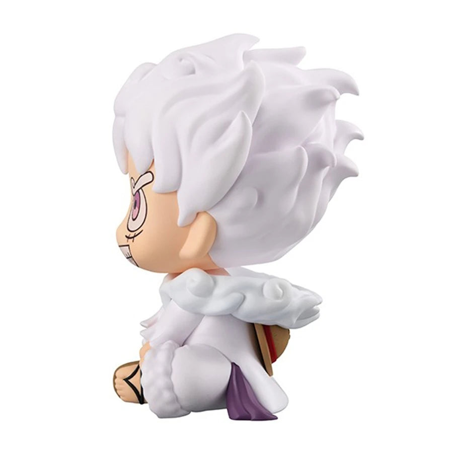 9.5cm ONE PIECE Anime Figure Look Up Gear 5 Monkey D. Luffy Action Figure Q Version Luffy Figurine PVC Collection Model Doll Toy