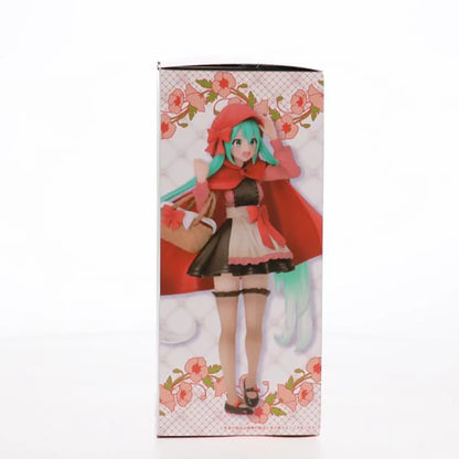 Bandai Hatsune Miku Wonderland Little Red Riding Hood 18CM PVC Model