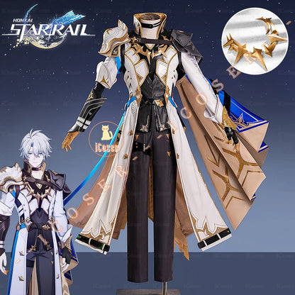 Honkai Star Rail Phainon Cosplay Costume Wig Uniform Amphoreus The Eternal Land Halloween Party for Women Men Carnival Cos Props
