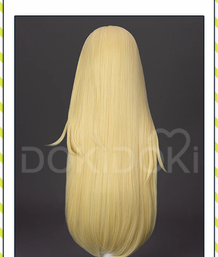 IN STOCK Marcille Donato Wig Anime Delicious in Dungeon Cosplay Wig DokiDoki Women Yellow Long Hair Heat Resistant Free Wig Cap