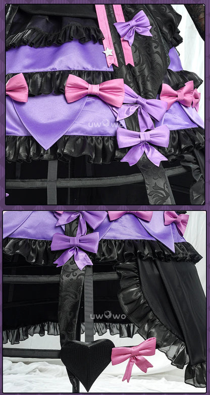UWOWO Collab series: Game Identity V Blood Queen Mary Cosplay Costume Purple Costume