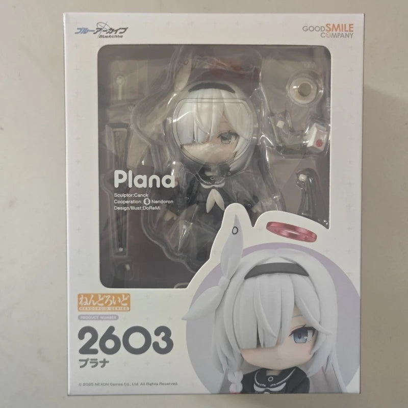 Anime A.R.O.N.A Prana Figurine Blue Archive 10cm Cute Girl Figures Multiple Accessories PVC Model Collection Toys Birthday Gifts