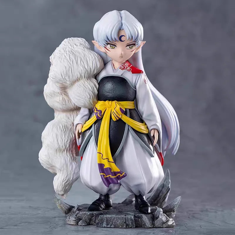 Anime Figures Inuyasha Action Figures Bakusaiga Sesshoumaru Figure Childhood Statue Toys Pvc Collection Decor Ornaments Model