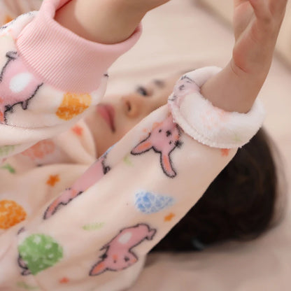 Baby Rompers Newborn Boy 6 to 9 12 18 Months Winter Warm Flannel Baby Girl Romper Toddler Kids Clothes One Piece Pajama Bodysuit