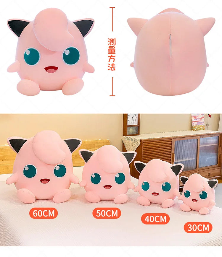 30/40/50CM Big Size Pokemon Jigglypuff Plush Kawaii Cartoon Anime Plushies Pillow Soft Doll Stuffed Plushies Children's Gifts