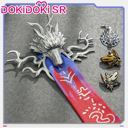 Lappland Saluzzo Cosplay Costume Game Arknights DokiDoki-SR Lappland Cosplay Wig Ears Women Halloween Costume Wig